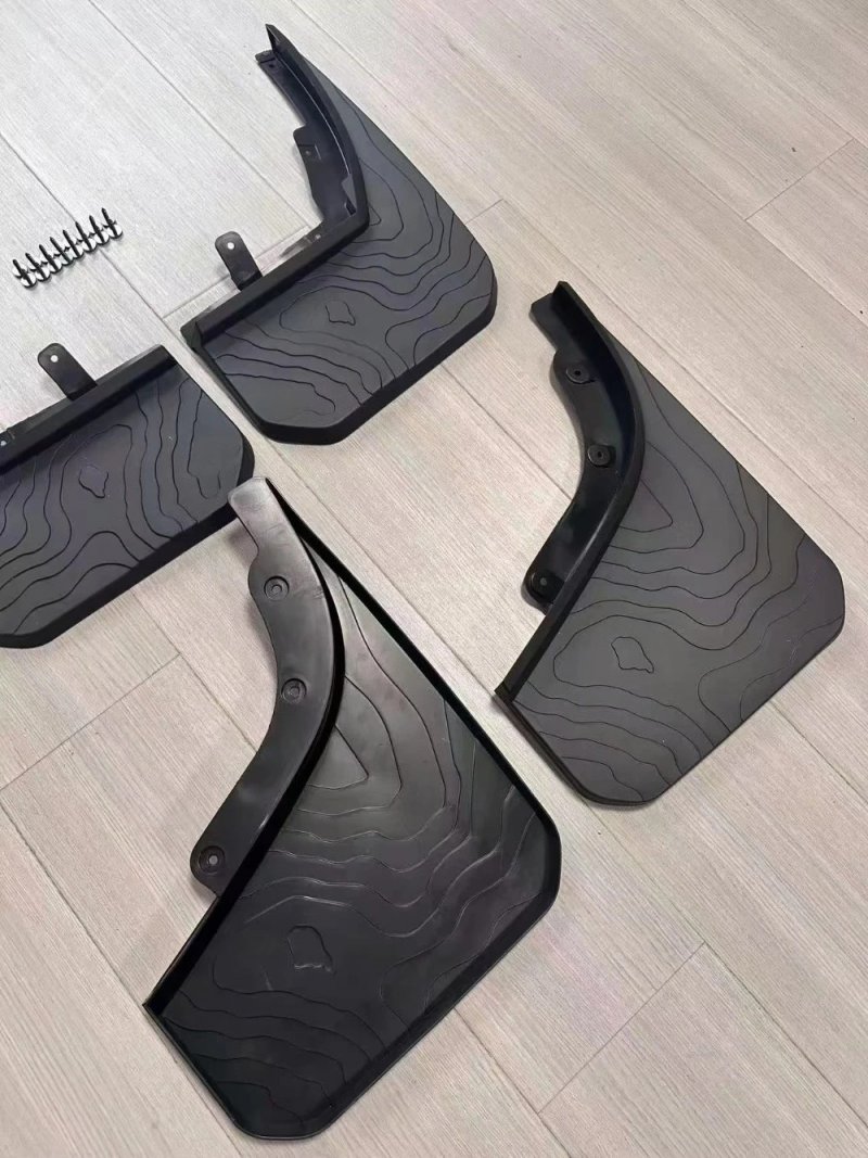 For  2020- Defender 90 110 Front and Rear Mudflaps Kit Wider Version Modified Mudflap Set